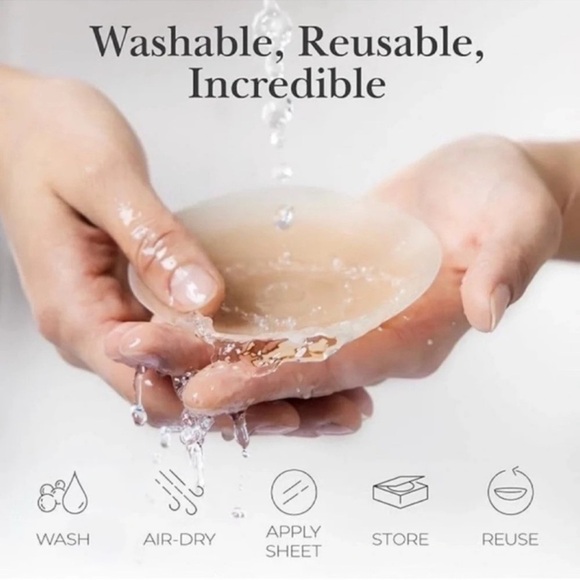 Seamless Nude Silicone Reusable Nipple Covers (Mocha) - Picture 4 of 9